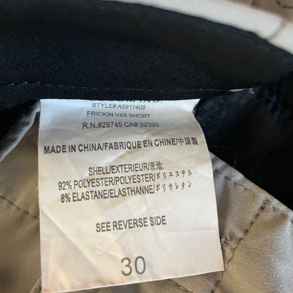 Volcom Frickin V4S Shorts Hybrid Mens Size 30 Gray Stretch Beach Quick Dry - Picture 5 of 7